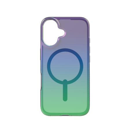 ZAGG Milan Snap Case med MagSafe för iPhone 16 - Grön/lila