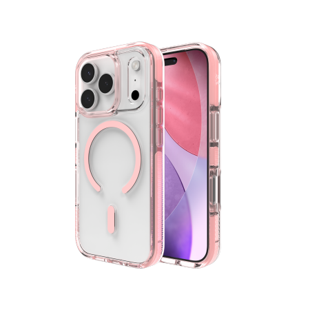 ZAGG Santa Cruz Snap MagSafe-fodral för iPhone 17 Pro - Rosa