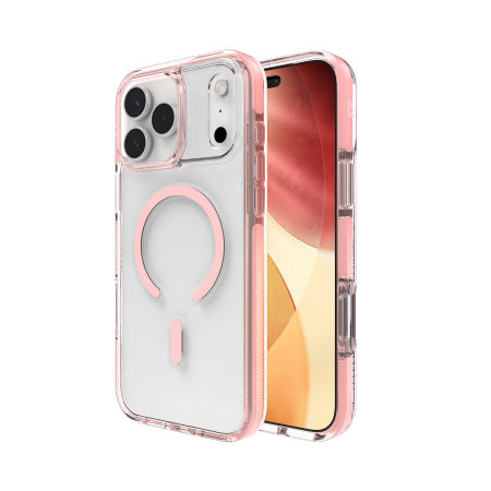 ZAGG Santa Cruz Snap MagSafe-fodral för iPhone 17 Pro Max - Rosa