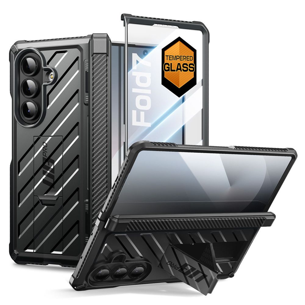 Supcase Unicorn Beetle Pro-fodral för Samsung Galaxy Z Fold 7 - Svart