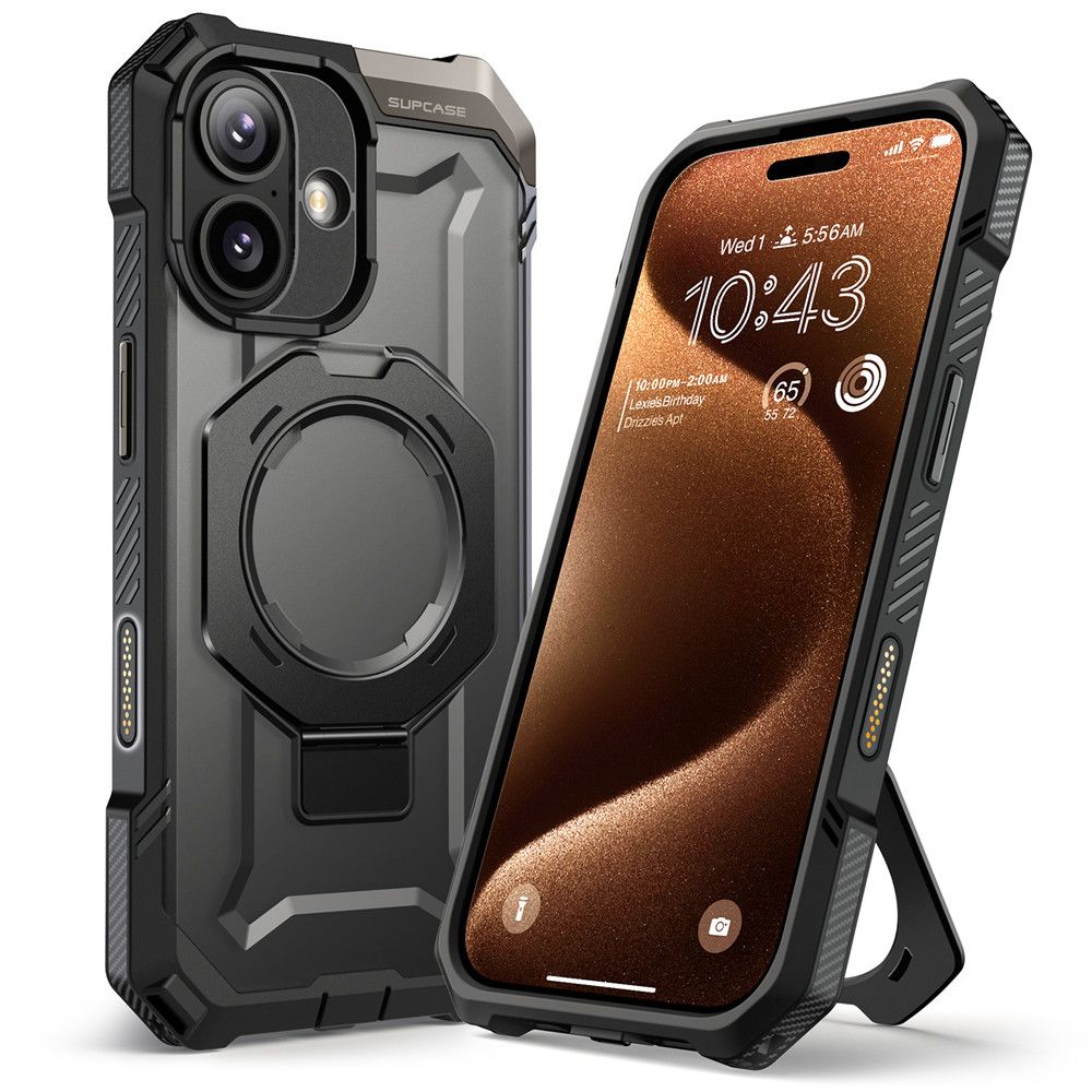 Supcase UB Grip Mag MagSafe-etui til iPhone 17 - Sort