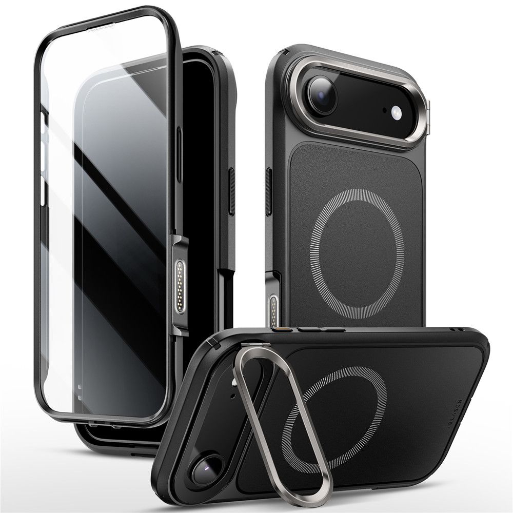 Supcase IBLSN Ares Flip Mag MagSafe-etui til iPhone 17 Air - Sort