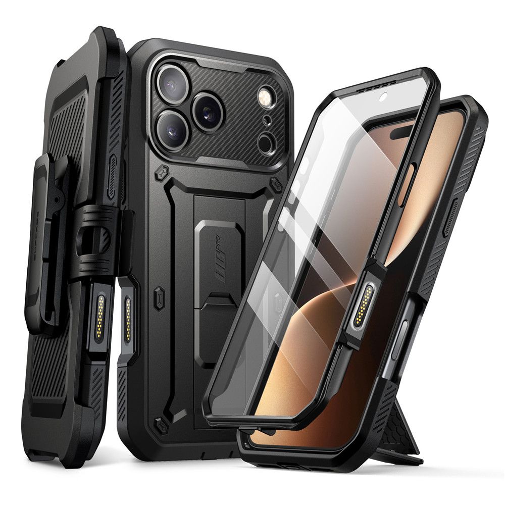 Supcase UB Pro-fodral för iPhone 17 Pro Max - Svart