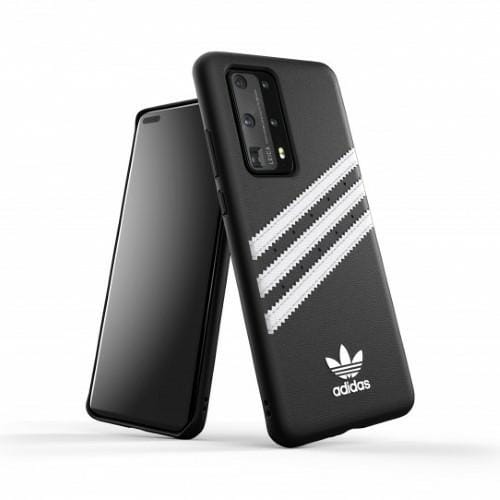 Adidas OR Formgjutet PU-fodral för Huawei P40 - Svart och vitt
