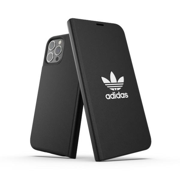 Adidas OR Booklet Case BASIC för iPhone 12 Pro Max - Svart och vitt