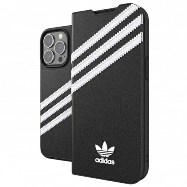 Adidas OR Booklet Case PU til iPhone 13 Pro / iPhone 13 - Sort og hvid