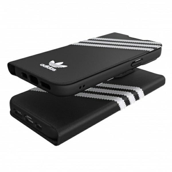 Adidas OR Booklet Case PU til iPhone 13 Pro / iPhone 13 - Sort og hvid