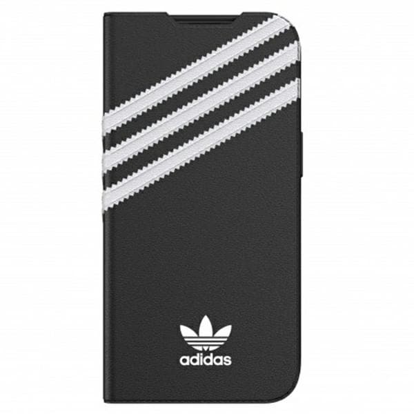 Adidas OR Booklet Case PU til iPhone 13 Pro / iPhone 13 - Sort og hvid