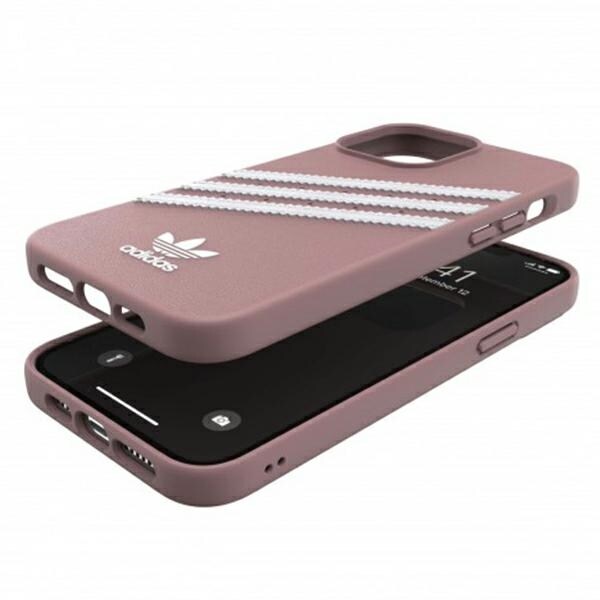 Adidas OR Formstøbt etui PU til iPhone 13 Pro Max - Pink