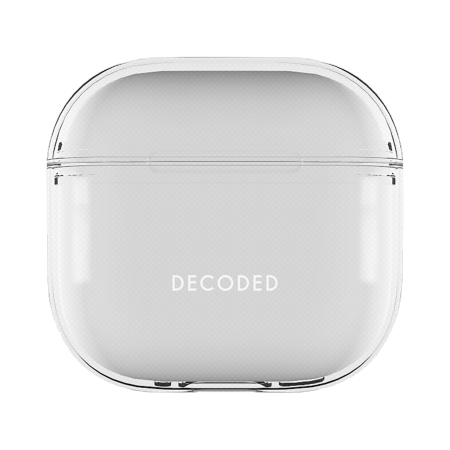 Decoded Aircase i silikon för AirPods 4 - Transparent