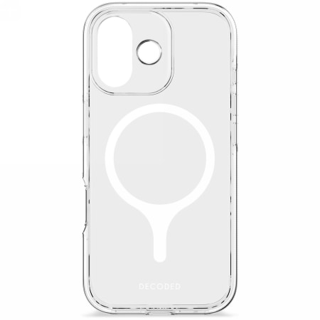 Decoded DropTec Transparent MagSafe-fodral med bakstycke för iPhone 17 - Transparent