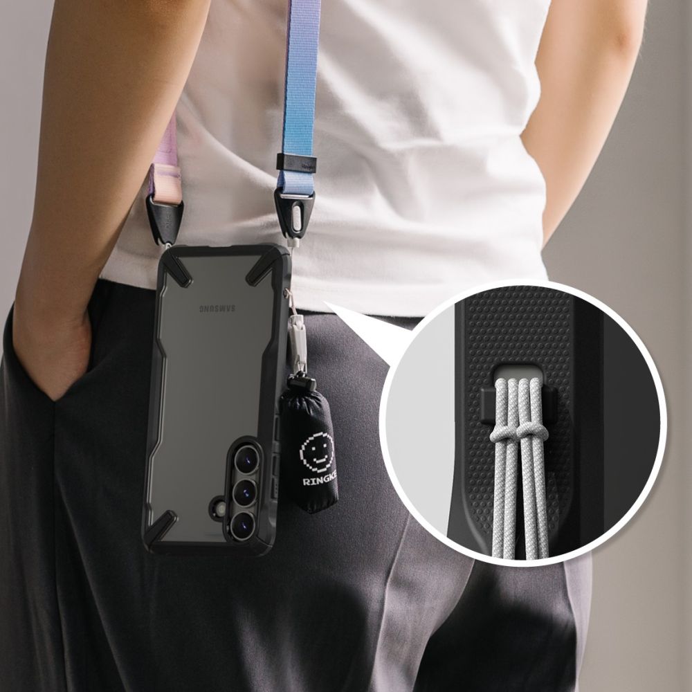 Ringke Fusion X-etui til Samsung Galaxy S25+ - Sort
