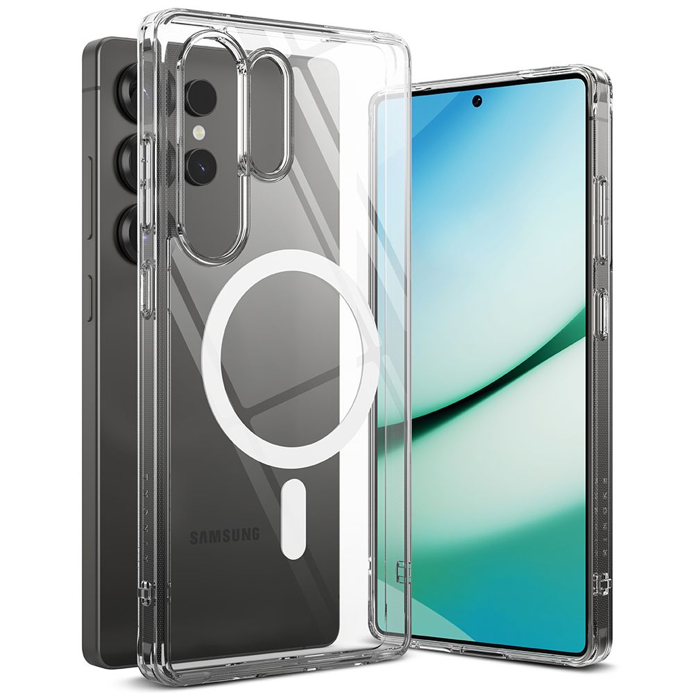 Ringke Fusion MagSafe-fodral för Samsung Galaxy S25 Ultra - Klar