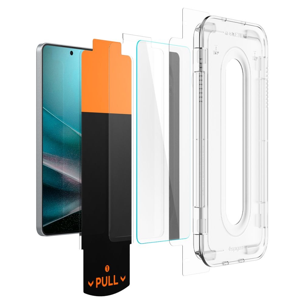 Spigen Glas.TR "Ez Fit" Pro karkaistu lasi Samsung Galaxy S25 Edge -puhelimelle