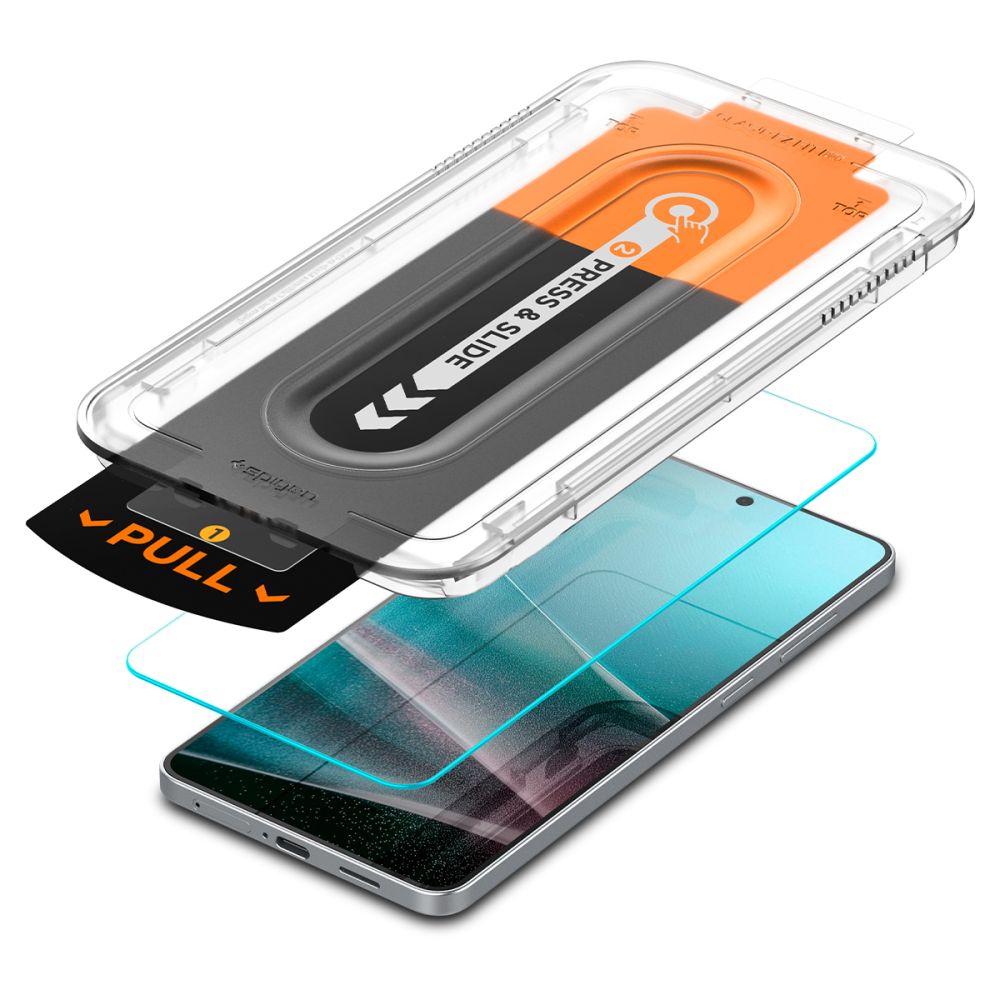Spigen Glas.TR "Ez Fit" Pro karkaistu lasi Samsung Galaxy S25 Edge -puhelimelle