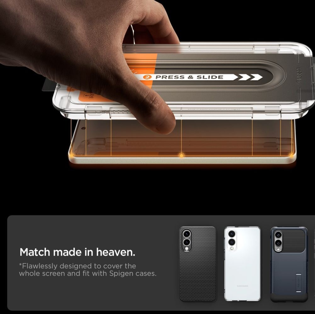 Spigen Glas.TR "Ez Fit" Pro karkaistu lasi Samsung Galaxy S25 Edge -puhelimelle