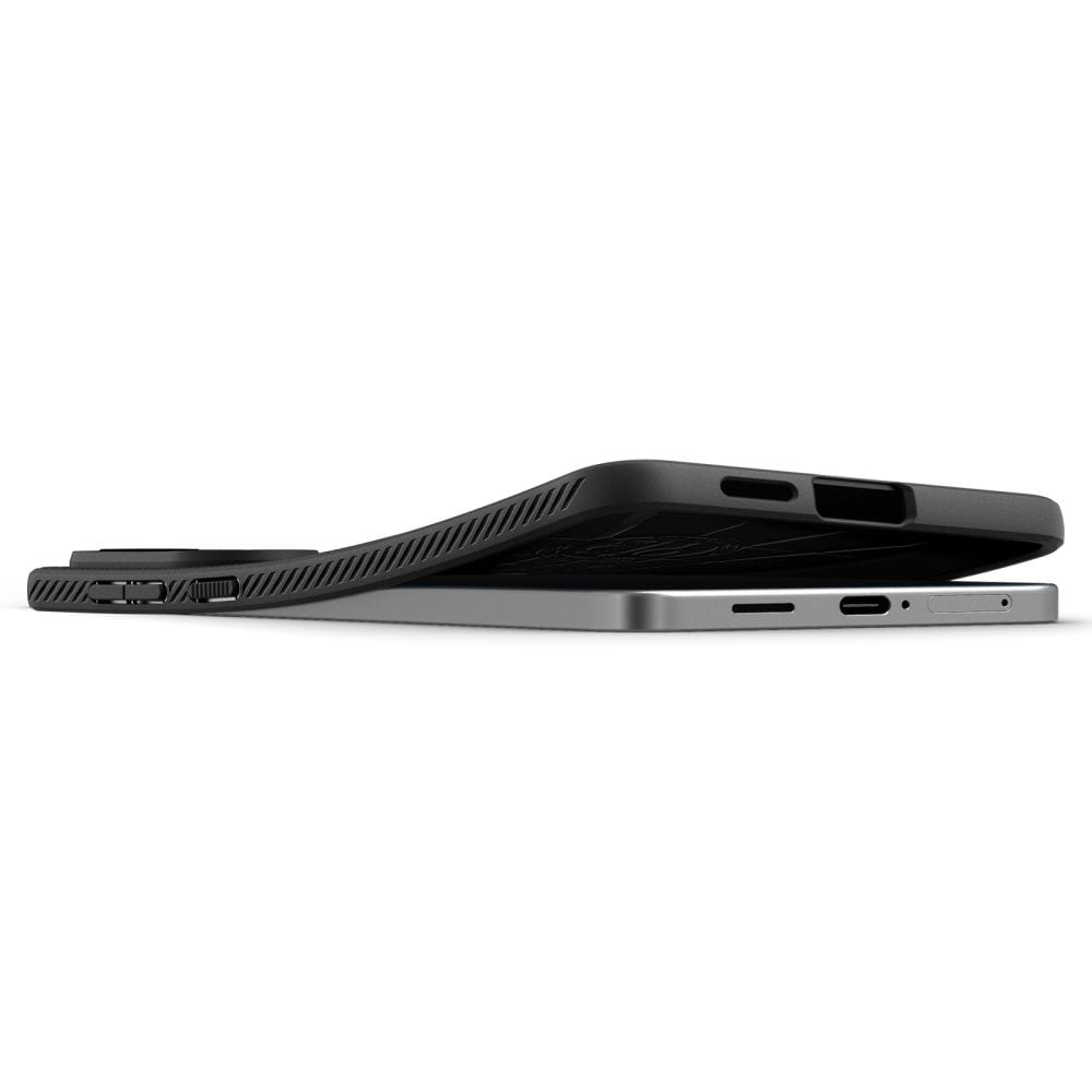 Spigen Liquid Air-etui til Samsung Galaxy S25 Edge - Sort