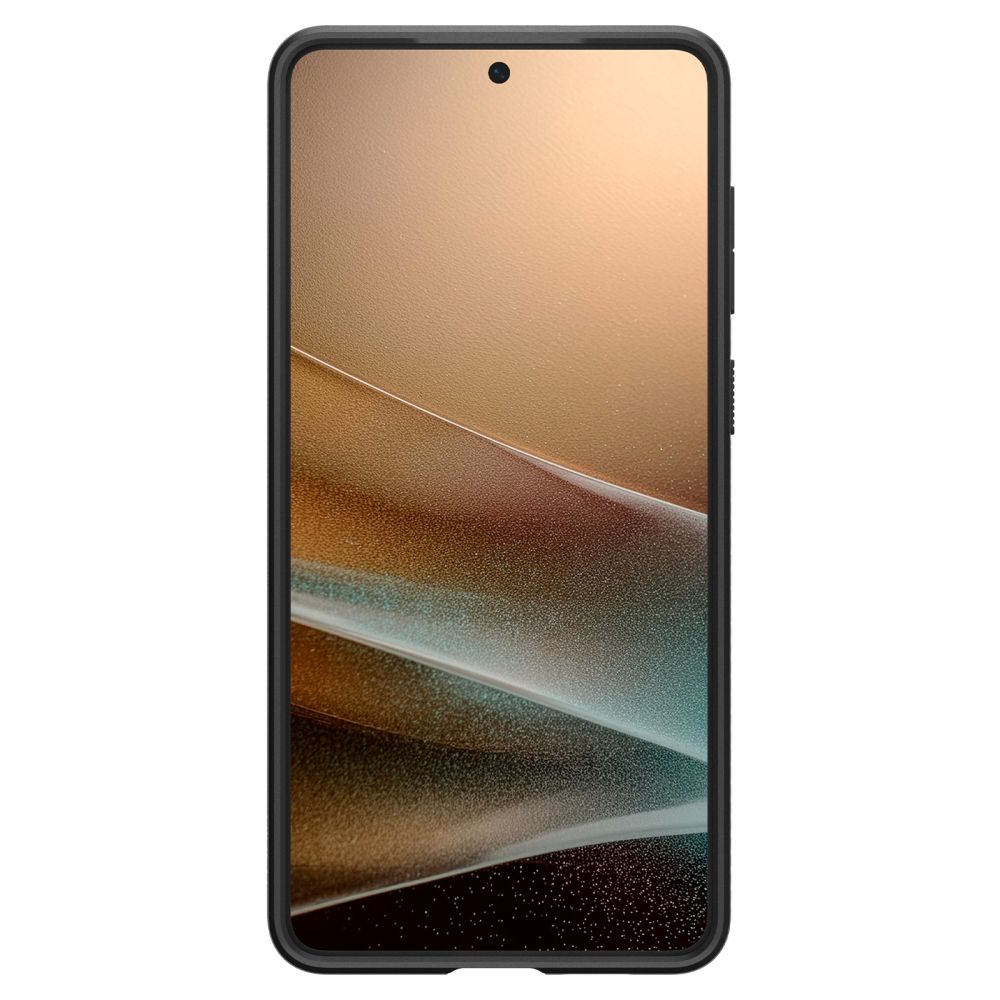 Spigen Liquid Air-etui til Samsung Galaxy S25 Edge - Sort