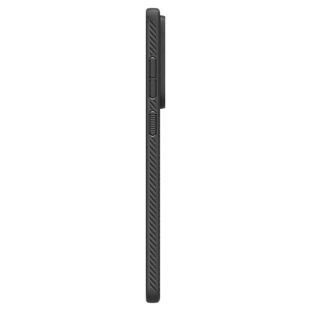 Spigen Liquid Air-etui til Samsung Galaxy S25 Edge - Sort