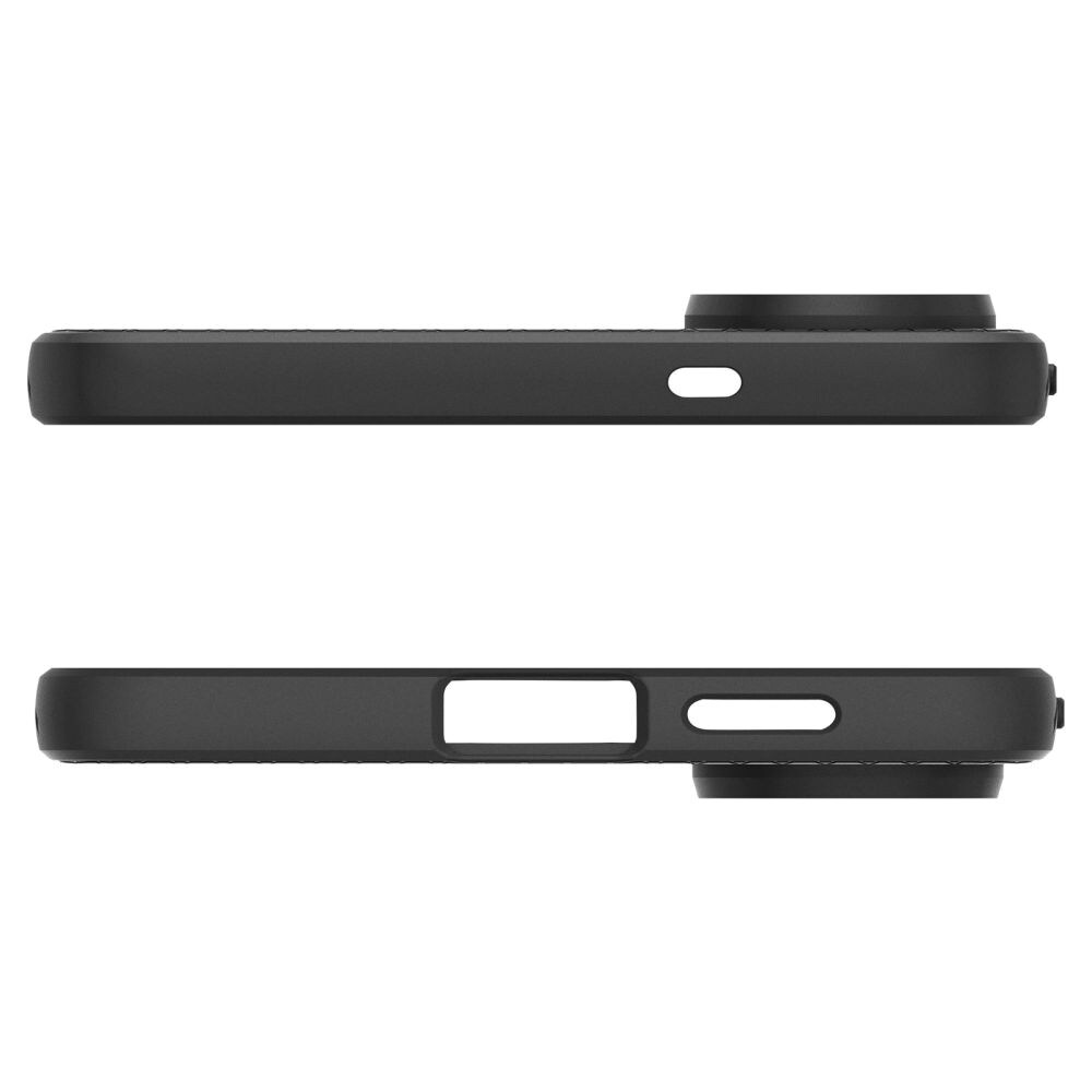 Spigen Liquid Air-etui til Samsung Galaxy S25 Edge - Sort