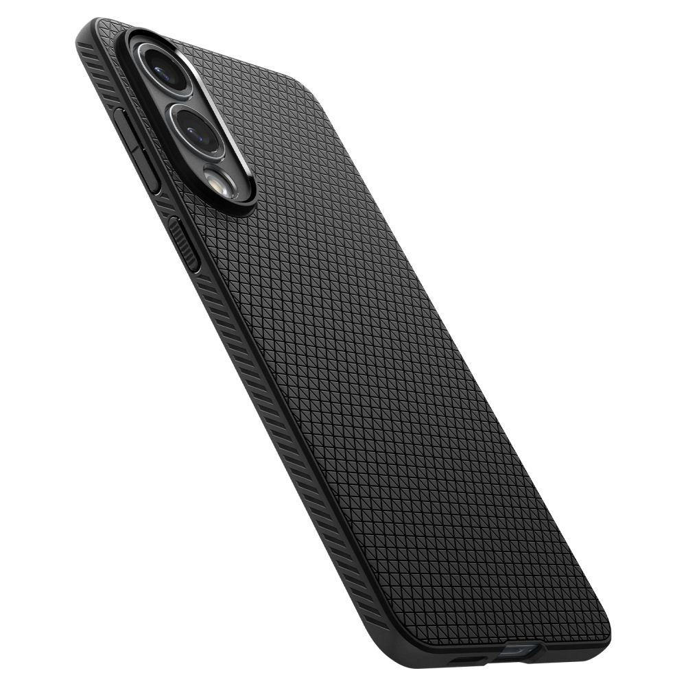 Spigen Liquid Air-etui til Samsung Galaxy S25 Edge - Sort