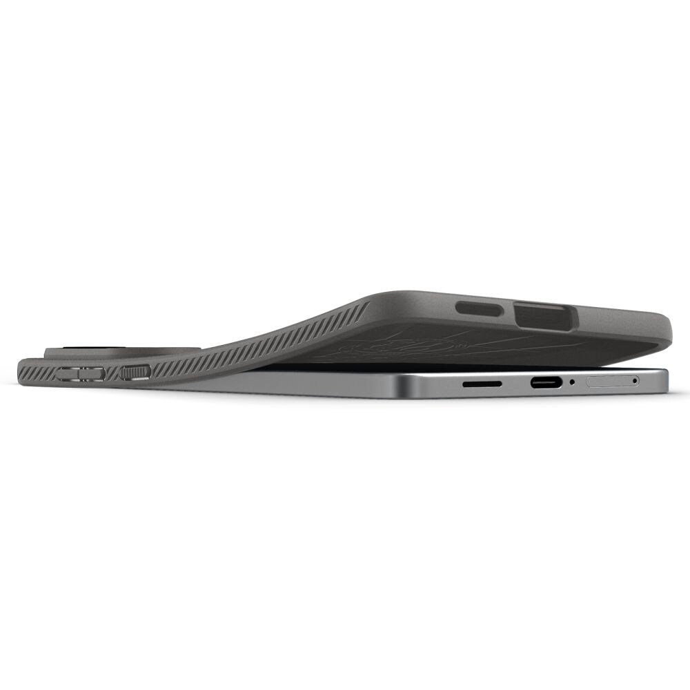 Spigen Liquid Air-etui til Samsung Galaxy S25 Edge - grå