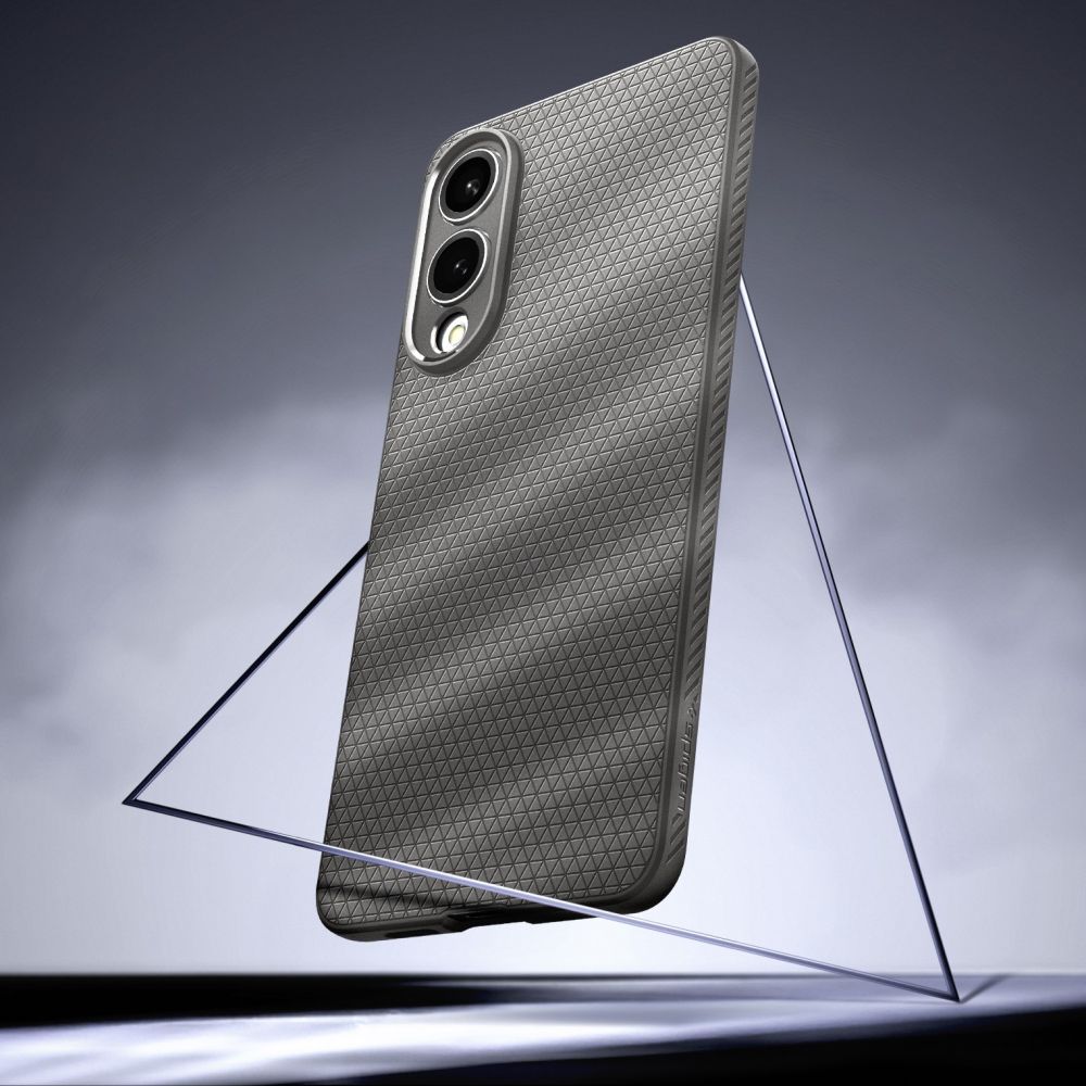 Spigen Liquid Air-etui til Samsung Galaxy S25 Edge - grå