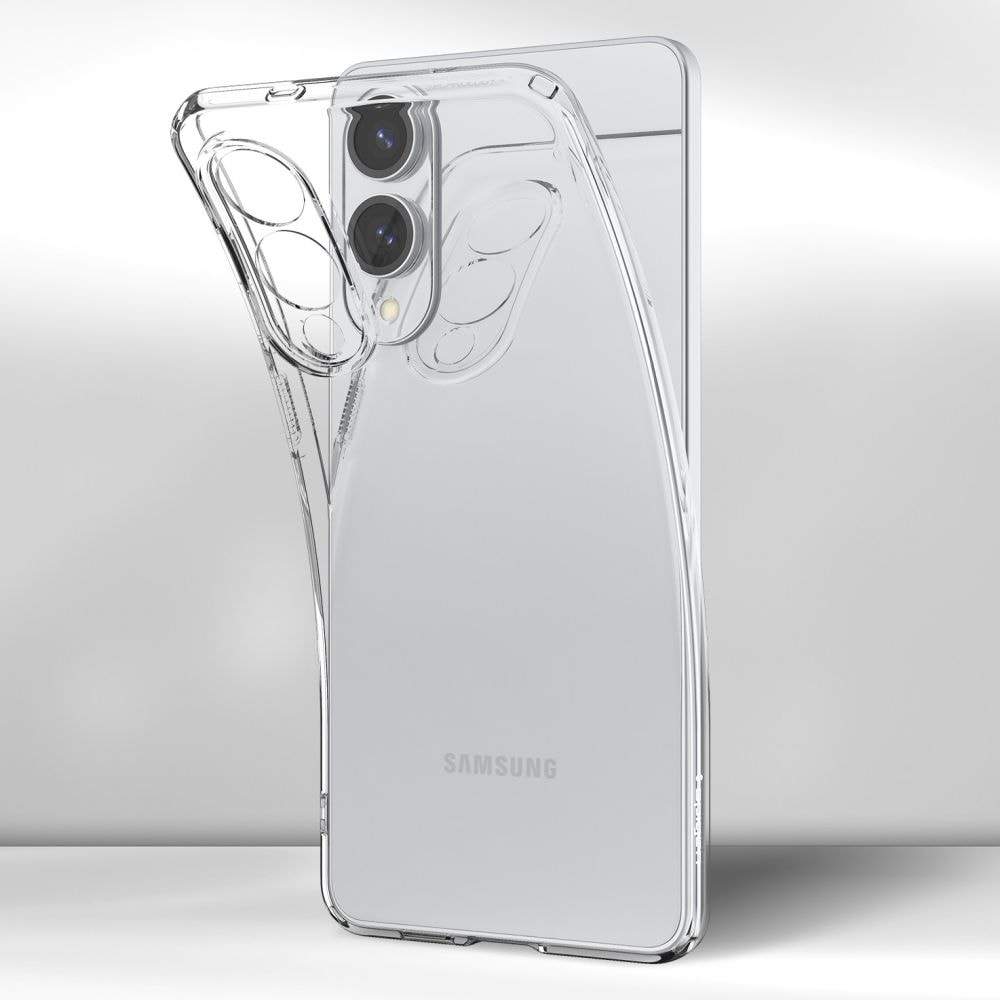 Spigen Etui med flydende krystal til Samsung Galaxy S25 Edge - Klar