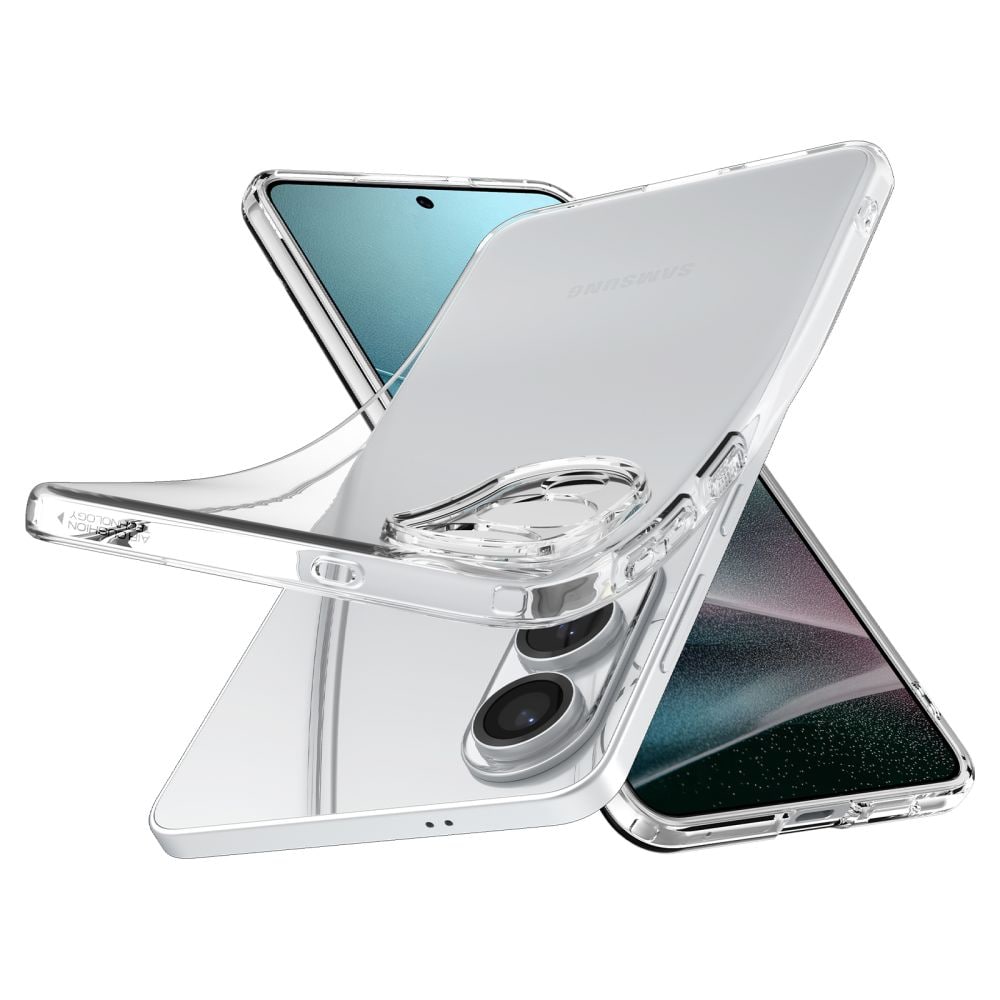 Spigen Etui med flydende krystal til Samsung Galaxy S25 Edge - Klar