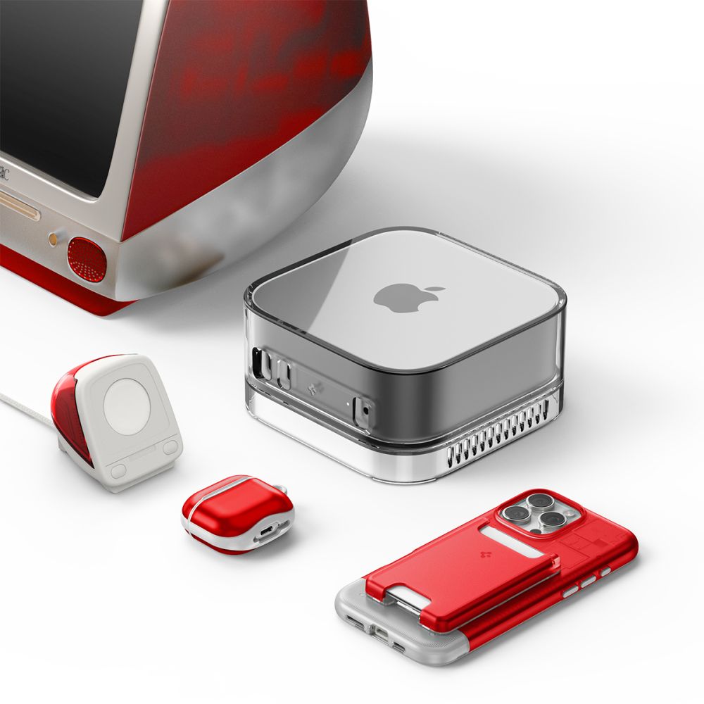 Spigen Spigen Classic C1 Stativ för Apple Klocka - Röd