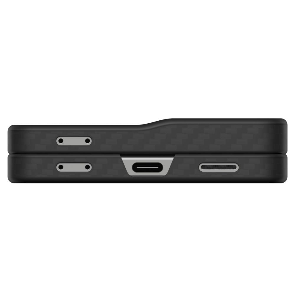 Spigen AirSkin Aramid-etui til Samsung Galaxy Z Flip 7 - Sort
