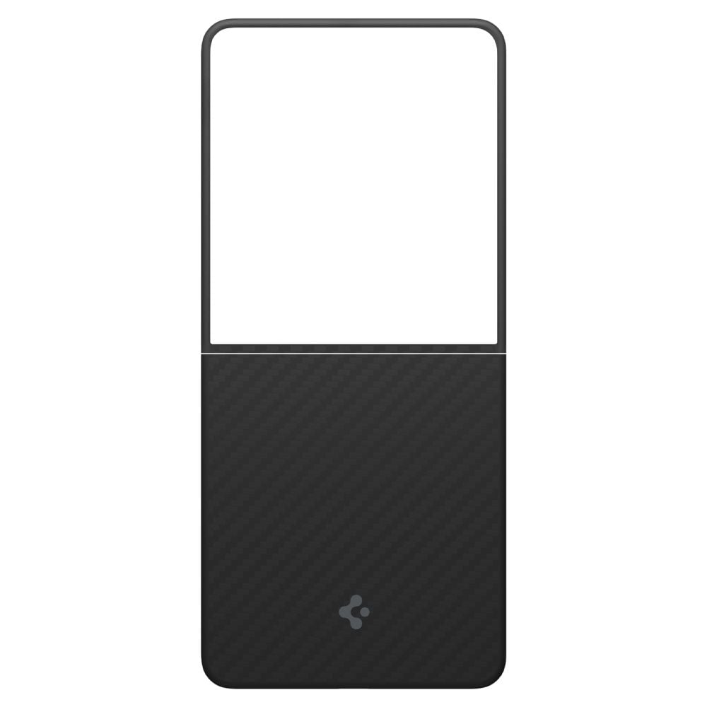 Spigen AirSkin Aramid-etui til Samsung Galaxy Z Flip 7 - Sort