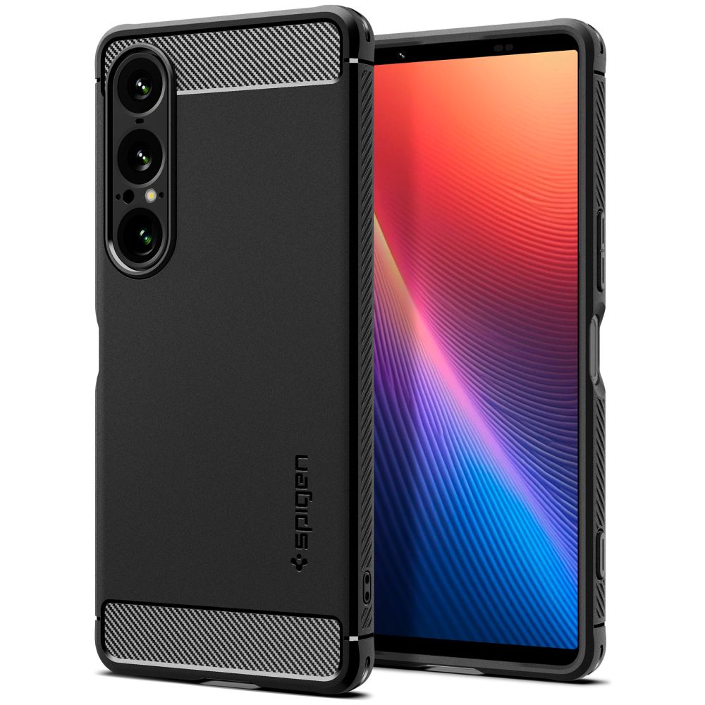 Spigen Robust skyddsfodral för Sony Xperia 1 VII - Matt svart