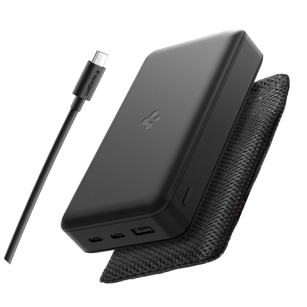 Spigen EA3030 30000mAh 30W Power Bank - Svart