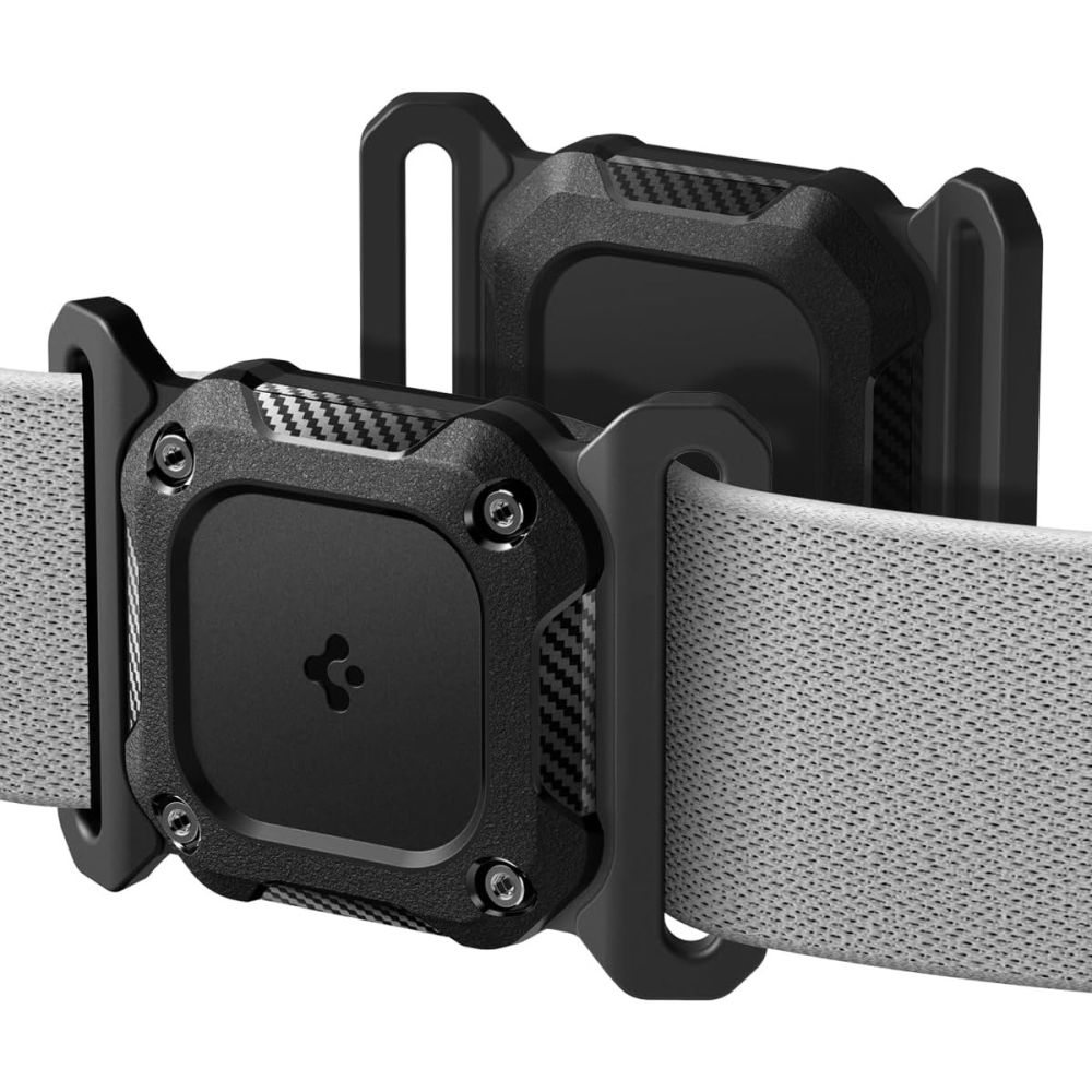 Spigen Tough Armor-halsband för husdjur AirTag 1/2-fodral - svart