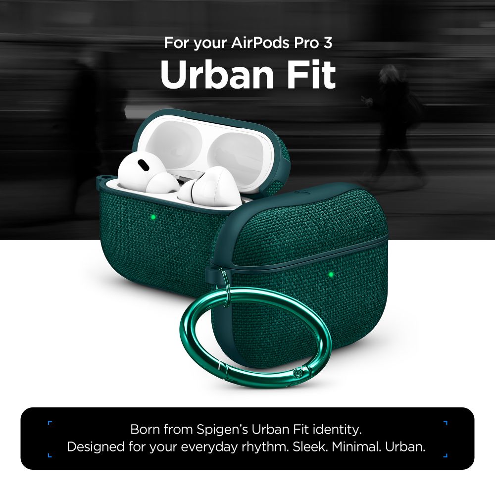 Spigen Urban Fit-etui til AirPods 3 - grøn