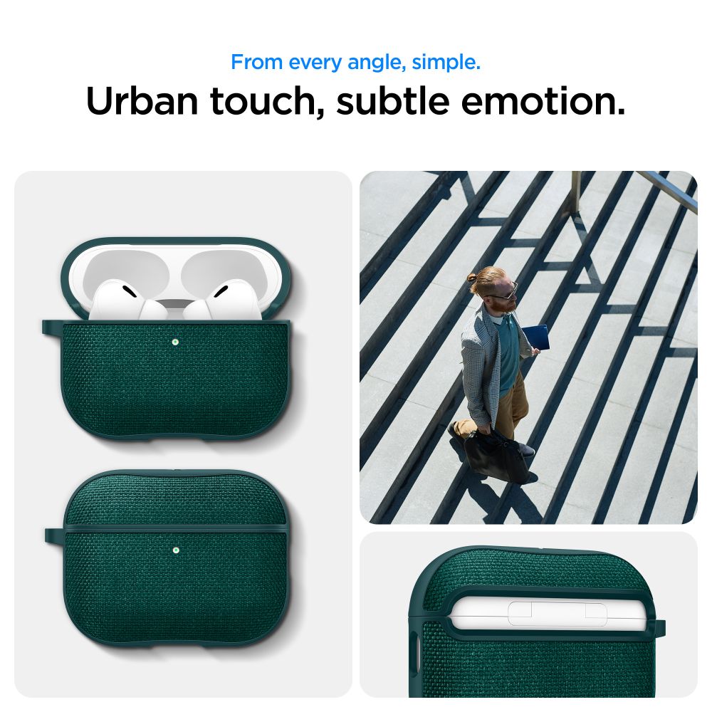 Spigen Urban Fit-etui til AirPods 3 - grøn