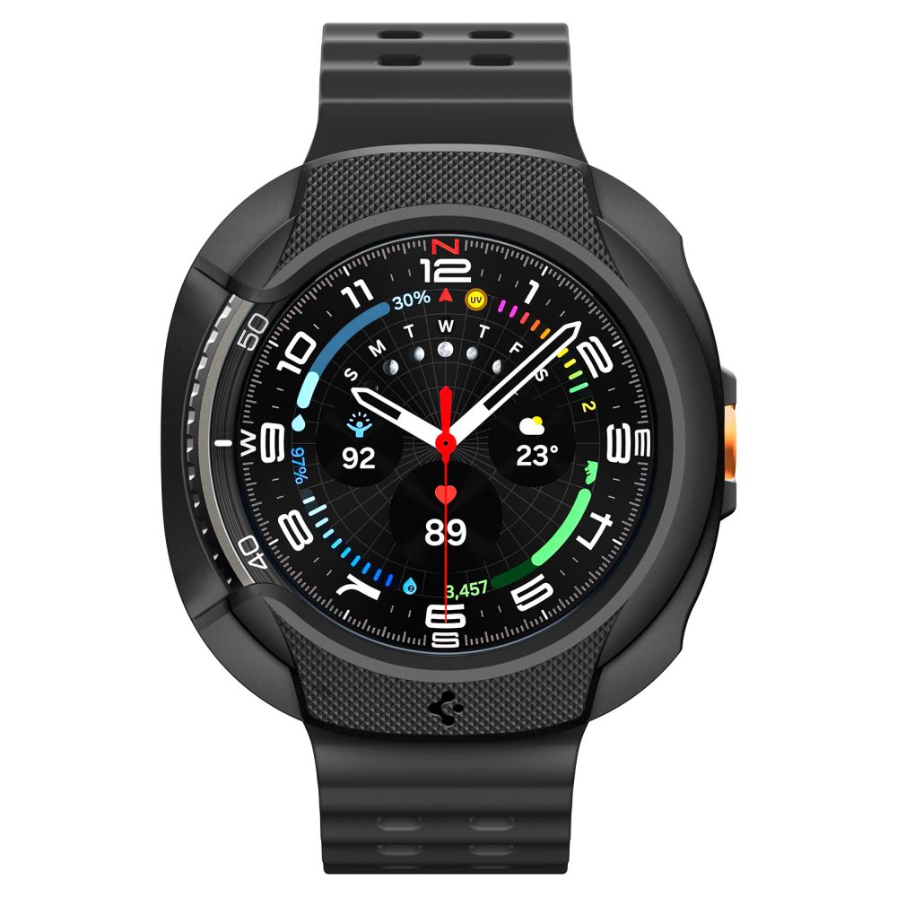 Spigen Liquid Air-etui til Samsung Galaxy Watch 8 Classic 46mm - Sort