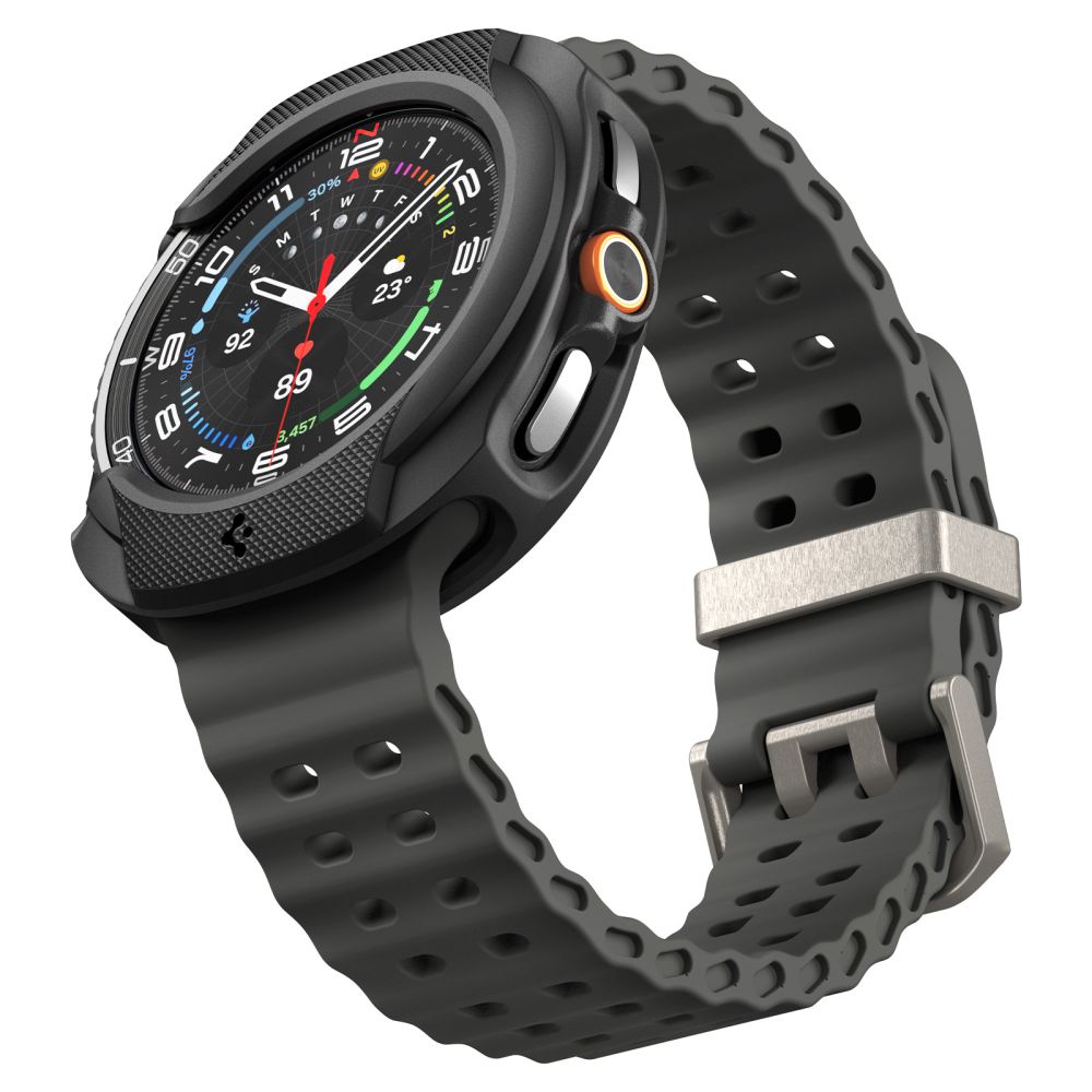 Spigen Liquid Air-etui til Samsung Galaxy Watch 8 Classic 46mm - Sort