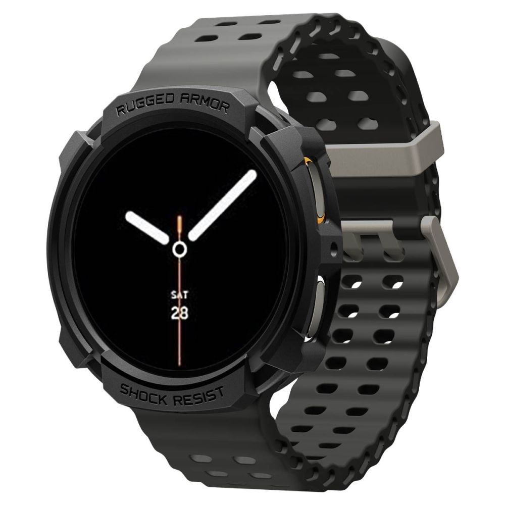 Spigen Robust panseretui til Samsung Galaxy Watch 8 40mm - mat sort