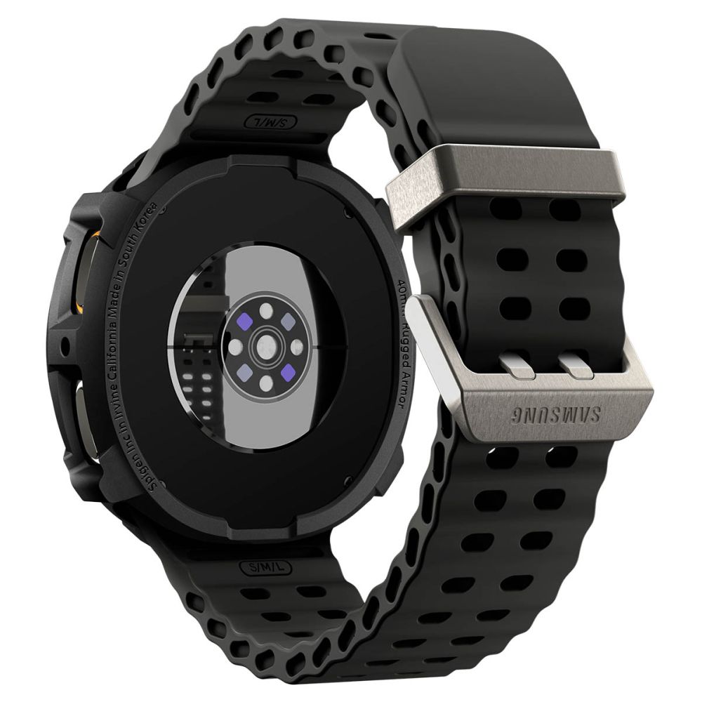 Spigen Robust panseretui til Samsung Galaxy Watch 8 40mm - mat sort