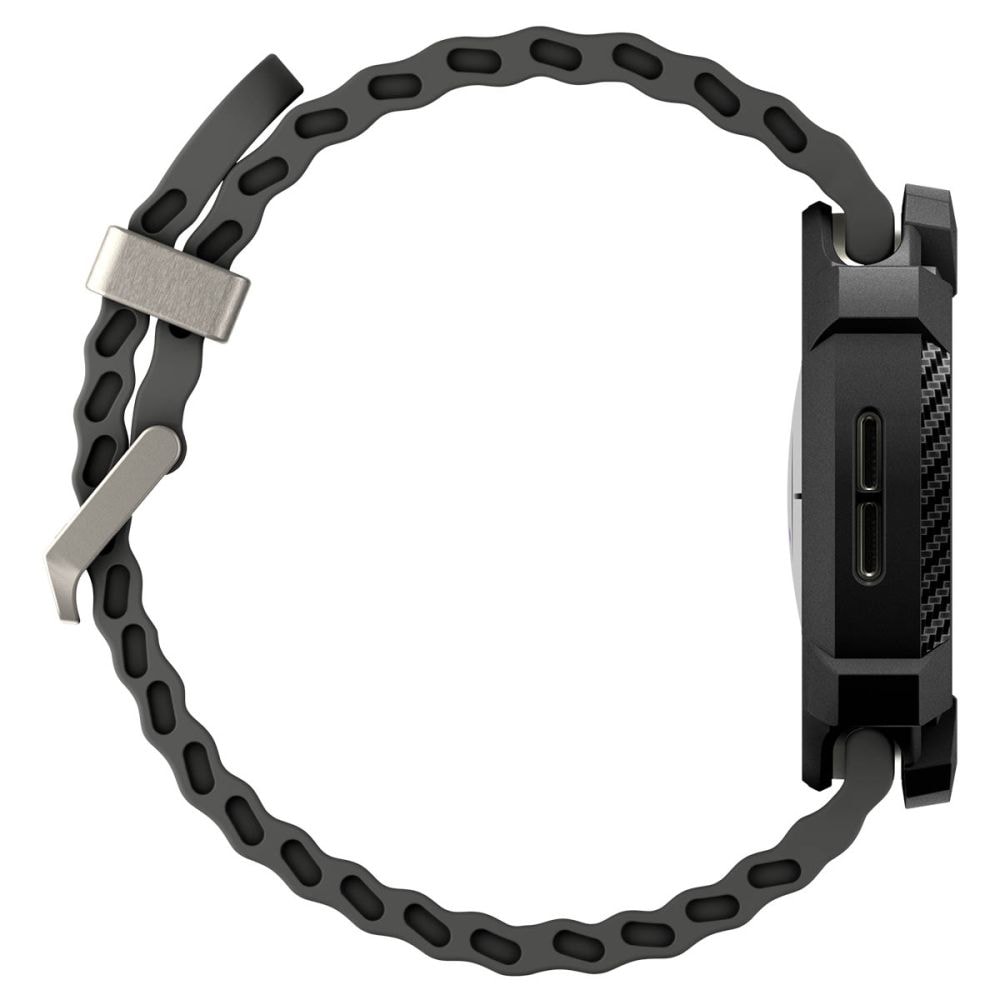 Spigen Robust panseretui til Samsung Galaxy Watch 8 40mm - mat sort