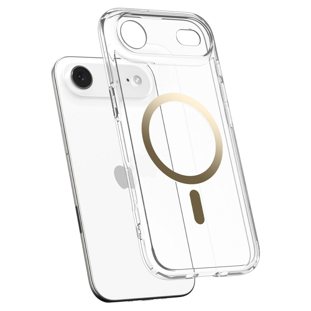 Spigen Ultra Hybrid MagSafe-etui til iPhone 17 Air - gennemsigtigt guld