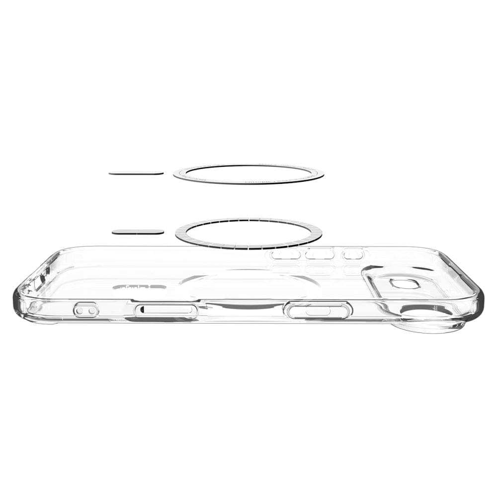 Spigen Ultra Hybrid MagSafe-etui til iPhone 17 Air - gennemsigtigt guld