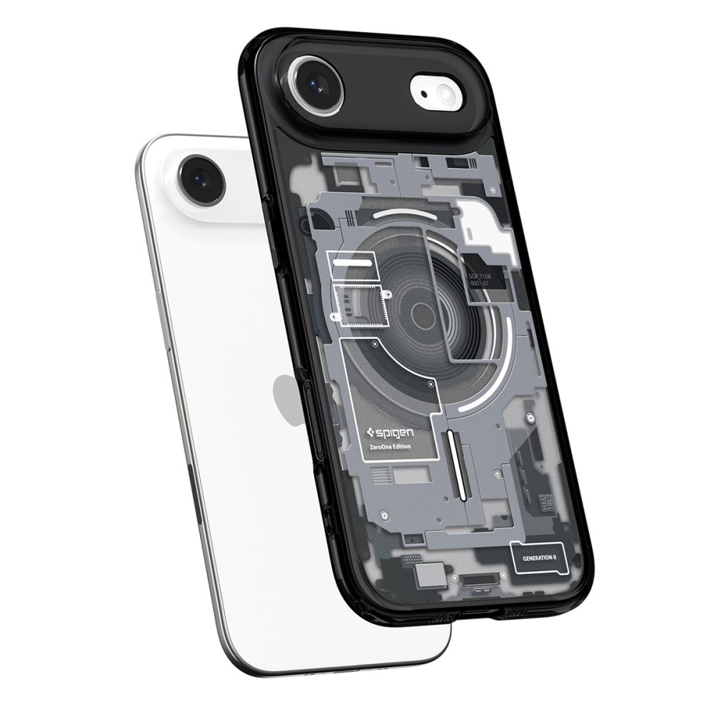 Spigen Ultra Hybrid MagSafe-etui til iPhone 17 Air Zero One - sort