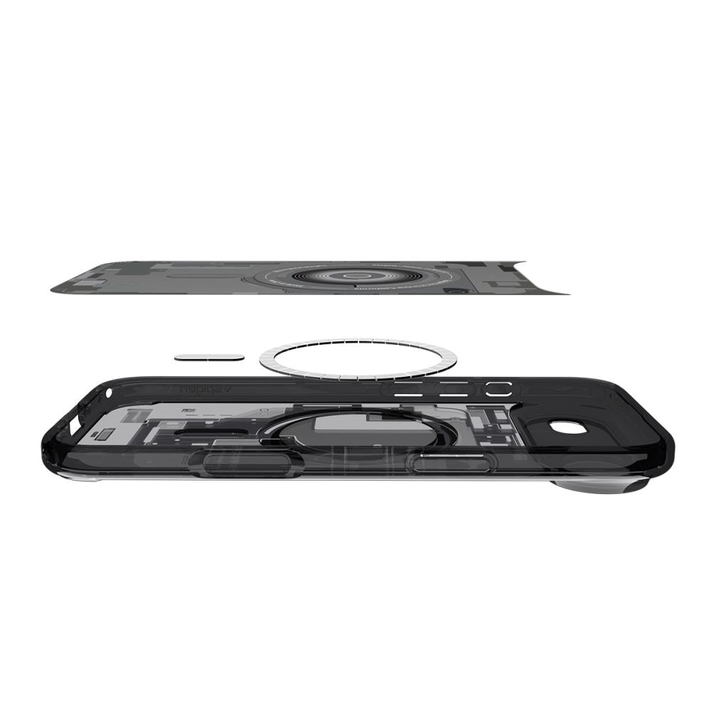 Spigen Ultra Hybrid MagSafe-etui til iPhone 17 Air Zero One - sort