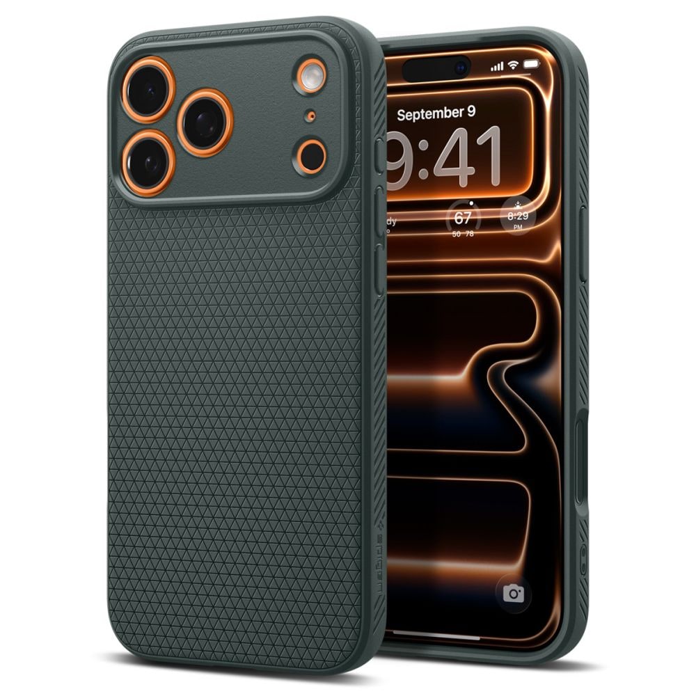 Spigen Liquid Air-fodral för iPhone 17 [Pro] - Grön