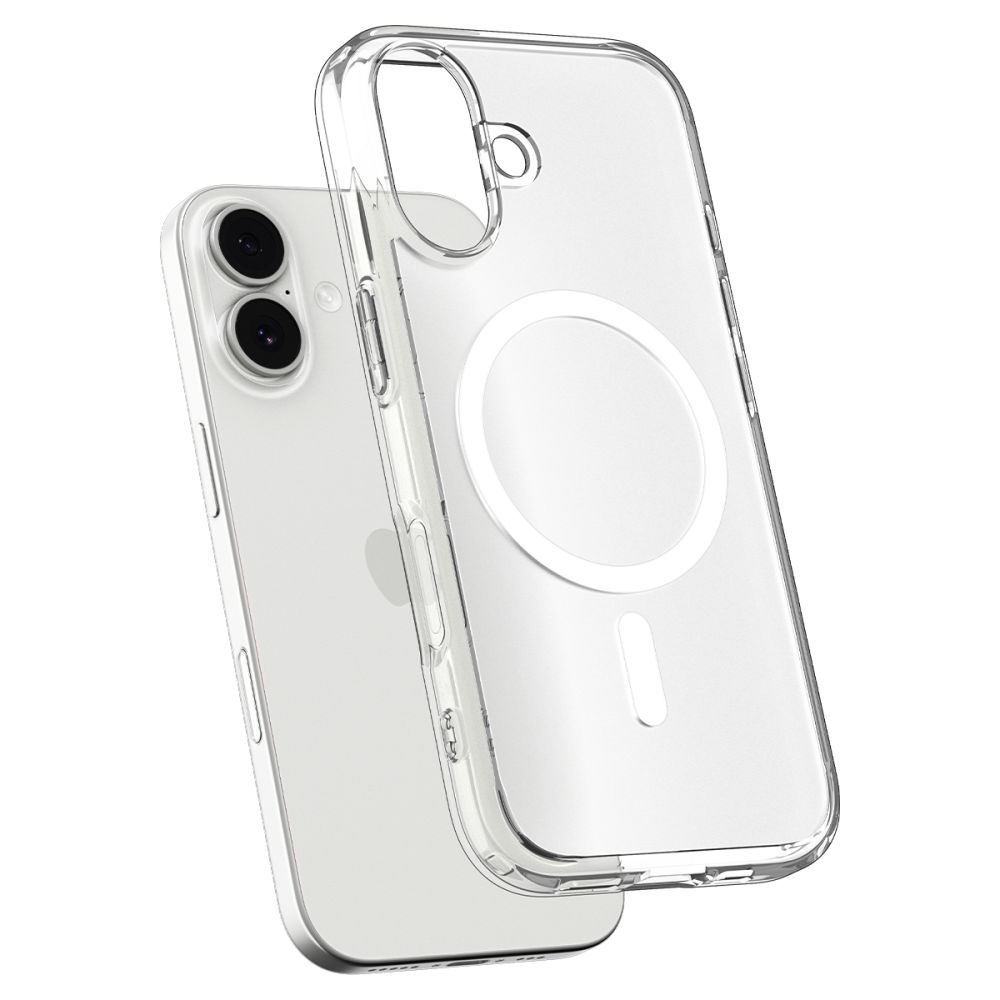 Spigen Ultra Hybrid MagSafe-etui til iPhone 17 - Hvid