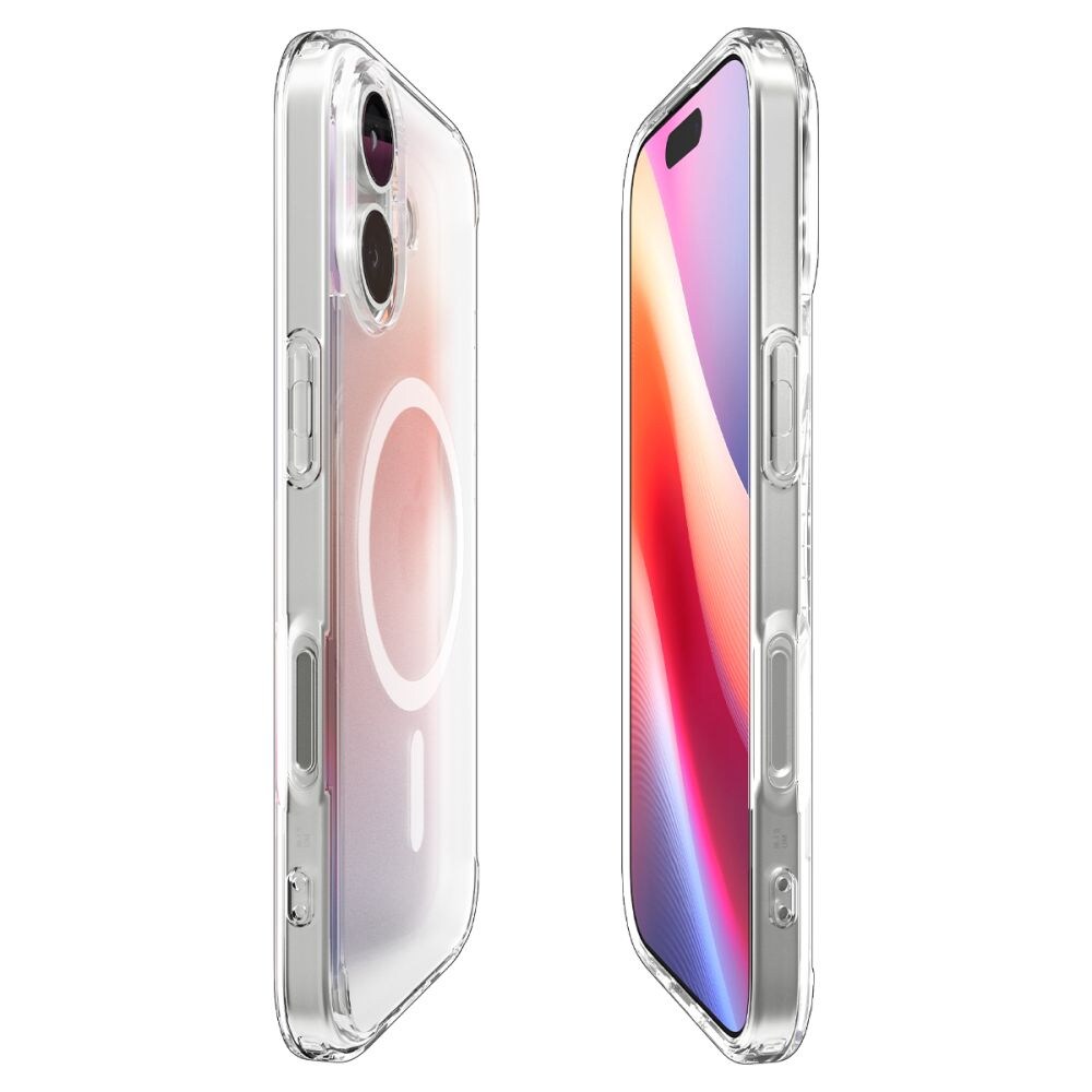 Spigen Ultra Hybrid MagSafe-etui til iPhone 17 - Hvid
