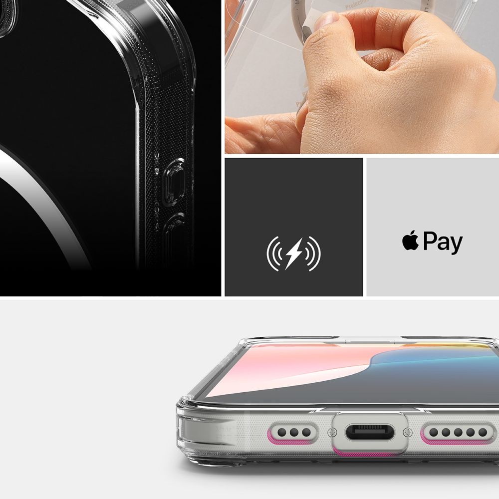 Ringke Fusion Magsafe iPhone 16 Etui - Klar